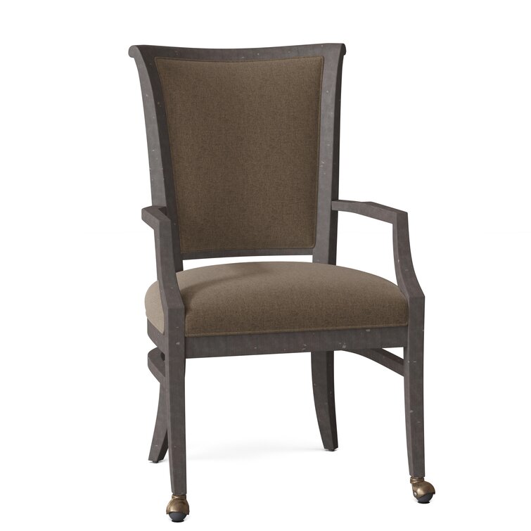 Fairfield Chair Bayfield Upholstered King Louis Back Arm Chair ...
